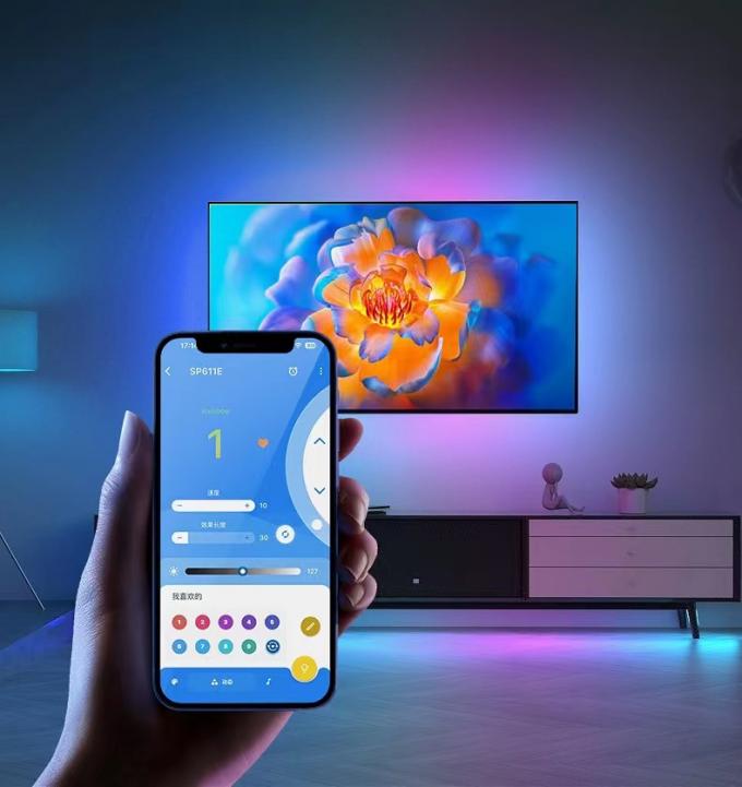 কমার্শিয়াল ম্যাজিক সিওবি এলইডি স্ট্রিপ ড্রিম ফুল কালার ডিসি 24 ভোল্ট অ্যাড্রেসযোগ্য 6